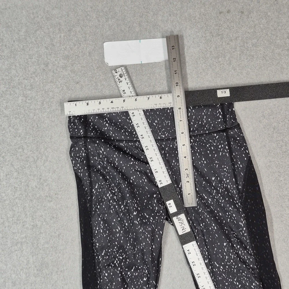 Lululemon Women Activewear Pants 6 Black Fit Physical Yoga Legging Luon